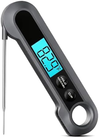 1-2s Instant Read Meat Thermometer, Digital Cooking Thermometer by Unknown
