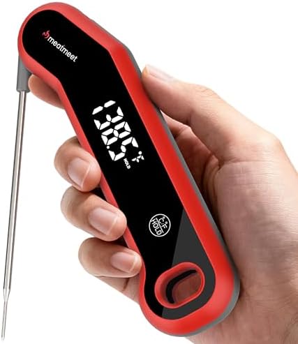 0.5 Sec Instant Read Meat Thermometer Digital, ±0.5℉ Accuracy by Meatmeet