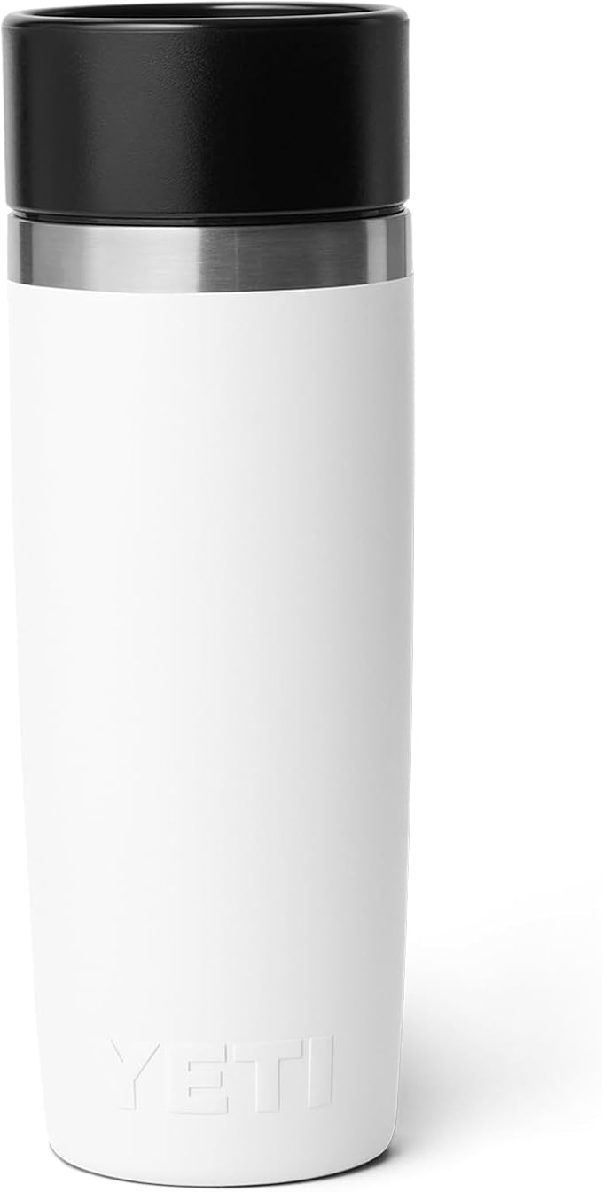 YETI Rambler 16 oz Travel Bottle, Stainless Steel, Vacuum Insulated with Leakproof Commuter Cap, White - Image 7