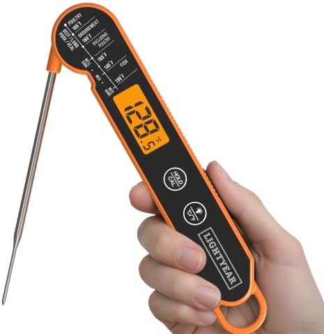 Lightyear Digital Meat Thermometer – Instant Read for Grilling by Lightyear