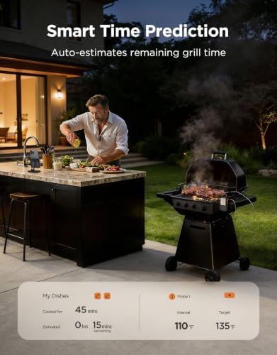 Govee Bluetooth Meat Thermometer Digital with App Alerts and Timer Mode - Image 4