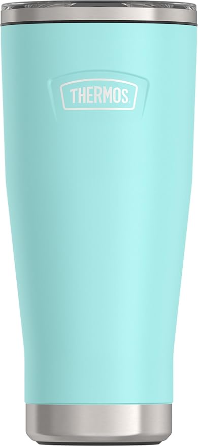 THERMOS ICON SERIES, Stainless Steel Tumbler with Slide Lock, 18 Ounce, Sea Green by Thermos