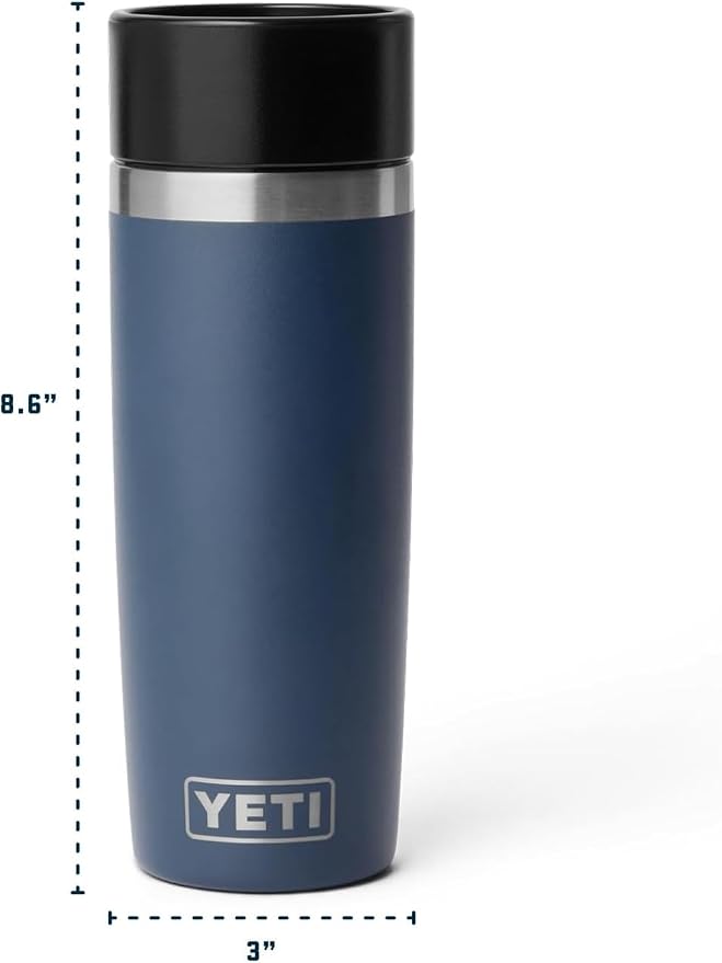 YETI Rambler 16 oz Travel Bottle, Stainless Steel, Vacuum Insulated with Leakproof Commuter Cap, Moon Dust - Image 3
