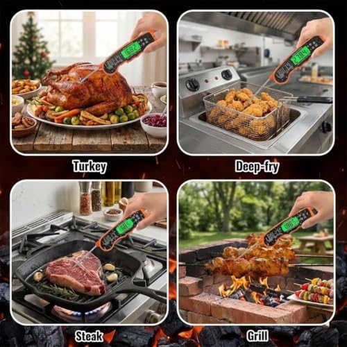 Meat Thermometer Digital Instant Read Food Thermometer for Oven & Cooking - Image 3