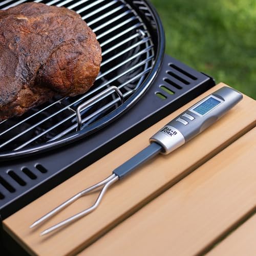 Maverick BarBFork Digital Meat Thermometer Fork, Preset Temps for 6 Meats, Backlit LCD, Beep Alert, Stainless Steel Probes, Auto-Off - Image 3