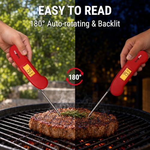TempPro TempX1 1s Instant Read Meat Thermometer Digital for Grilling - Image 3