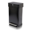 Clorox 13 Gallon Trash Can - 50L Kitchen Trash Can - Rectangular Black by Clorox
