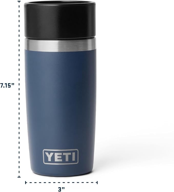 YETI Rambler 12 oz Travel Bottle, Stainless Steel, Vacuum Insulated with Leakproof Commuter Cap, Rescue Red - Image 6
