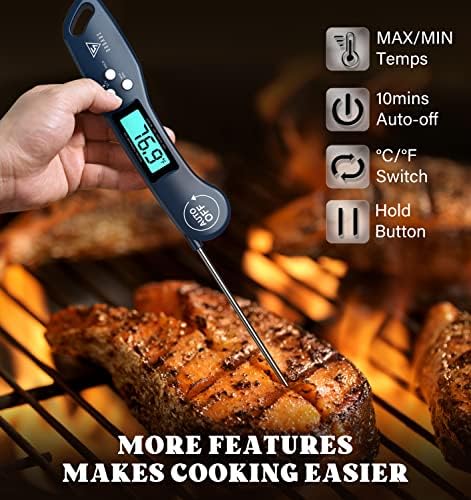 DOQAUS Meat Thermometer – Temperature Dial Thermometers for Cooking Blue - Image 5