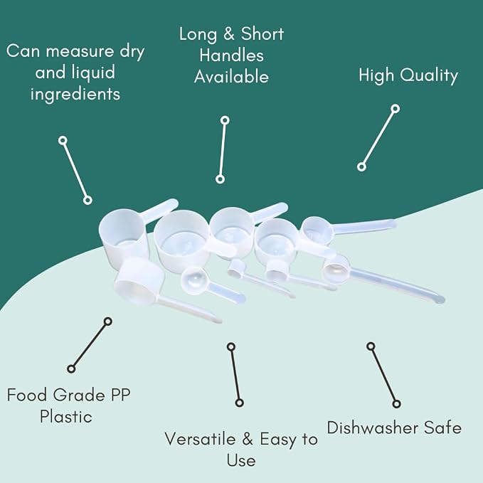 1.5 Tablespoon Long Handle Plastic Measuring Spoon - Image 6