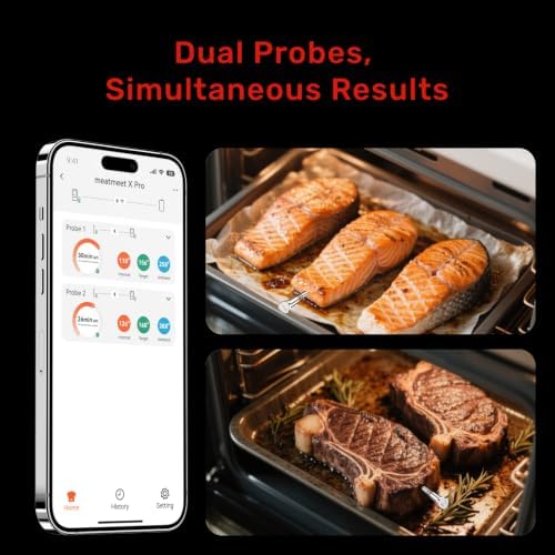 Wireless Meat Thermometer, WiFi & Bluetooth, 2 Probes - Image 6
