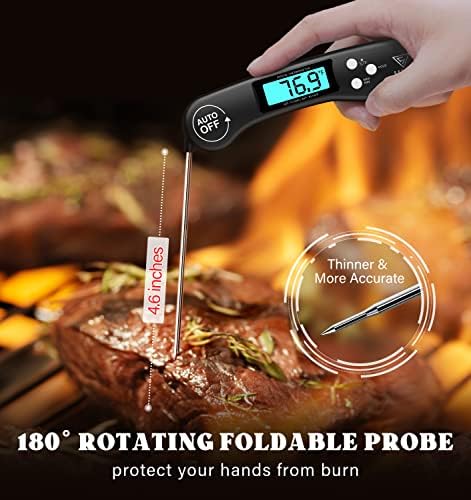 DOQAUS Meat Thermometer Digital – Instant Read Food Thermometer for Cooking - Image 2