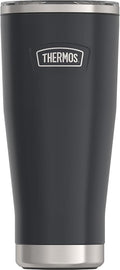 THERMOS ICON SERIES, Stainless Steel Tumbler with Slide Lock, 18 Ounce, Granite by Thermos