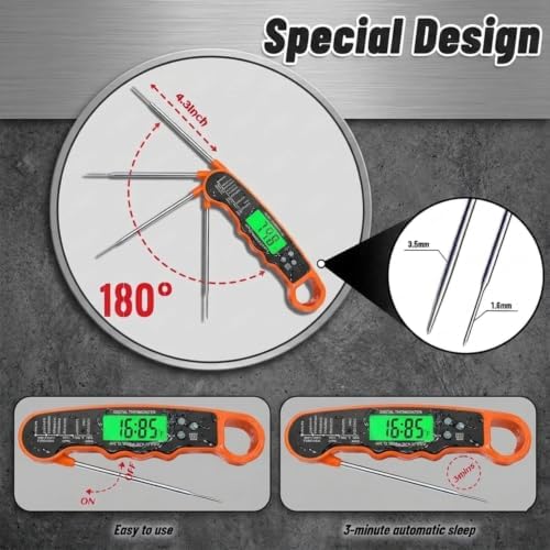 Meat Thermometer Digital Instant Read Food Thermometer for Oven & Cooking - Image 6
