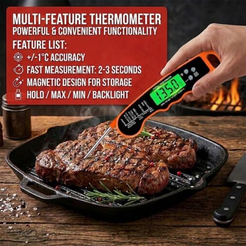 Meat Thermometer Digital Instant Read Food Thermometer for Oven & Cooking - Image 2