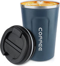 CS COSDDI 12 oz Stainless Steel Vacuum Insulated Tumbler - Coffee Travel Mug Spill Proof with Lid - coffee Cup for Keep Hot/Ice Coffee,Tea and Beer (Tibetan blue) by CSCOSSDI