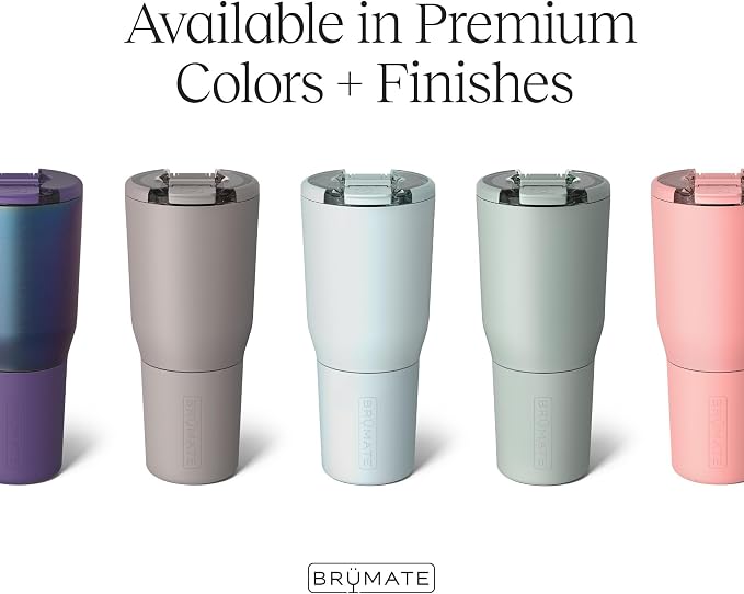 BrüMate Nav 35oz 100% Leak Proof Insulated Travel Tumbler with Magnetic BevLock™ Lid - Double Wall Cup-Holder Friendly Stainless Steel Mug (Sage) - Image 2
