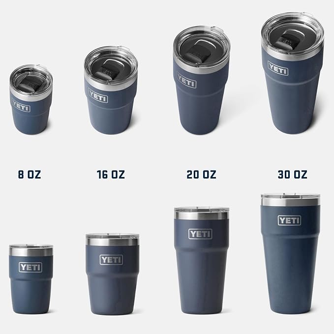 YETI Rambler 16 oz Stackable Tumbler, Vacuum Insulated, Stainless Steel with MagSlider Lid | Stackable, Vacuum Insulated, MagSlider Lid, Stackable, Vacuum Insulated, MagSlider Lid - Image 8
