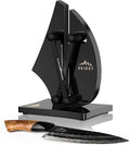 VN3 Professional Knife Sharpener | 3-Action Streamlined Sailboat Design by Grihot