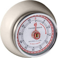 Zassenhaus Magnetic Retro Kitchen Timer, Classic Mechanical Cooking Timer by Zassenhaus