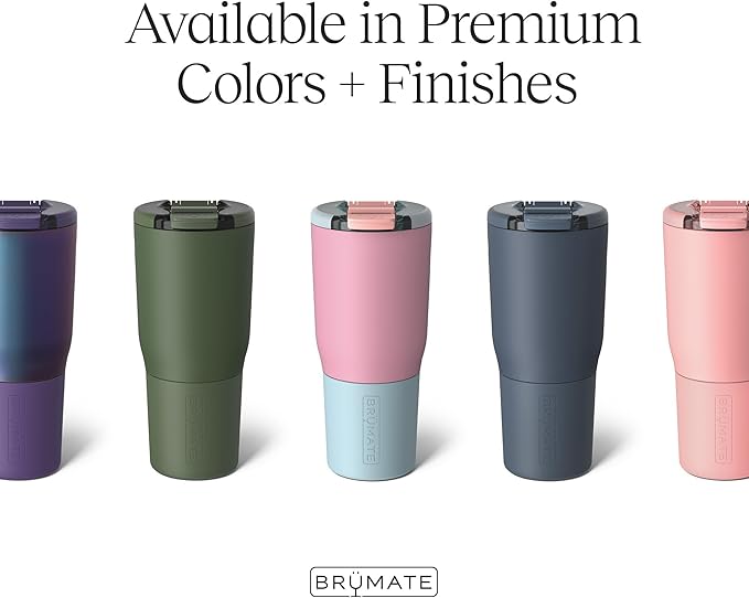 BrüMate Nav 25oz 100% Leak Proof Insulated Travel Tumbler with Magnetic BevLock™ Lid - Double Wall Cup-Holder Friendly Stainless Steel Mug (Sage) - Image 2