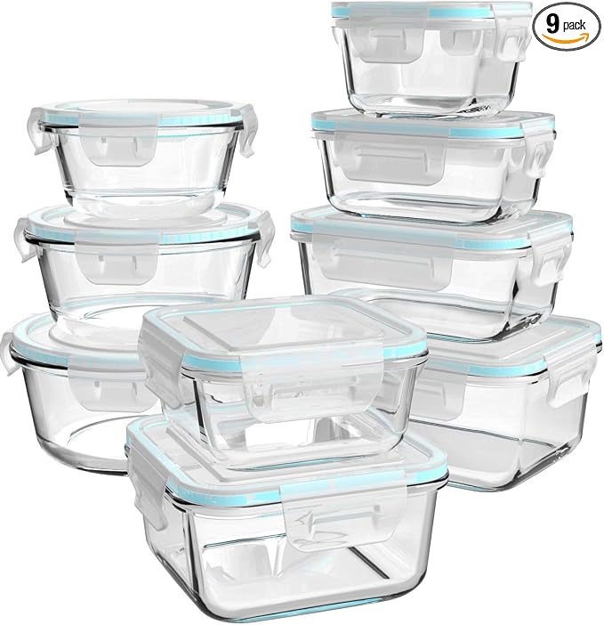AILTEC Glass Food Storage Containers by AILTEC