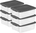 Sterilite 6-Pack ShelfTote, 25 Quart, and Office by Sterilite