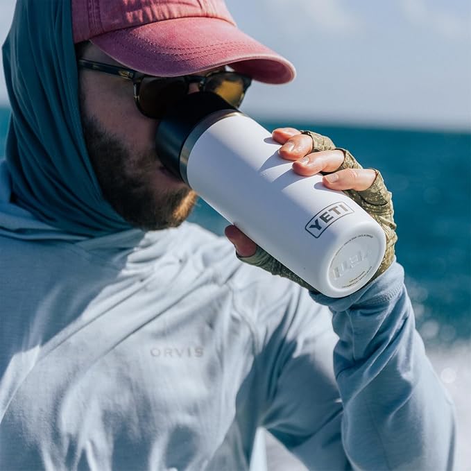YETI Rambler 16 oz Travel Bottle, Stainless Steel, Vacuum Insulated with Leakproof Commuter Cap, Tropical Pink - Image 4