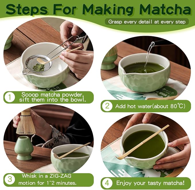 Clay&Fire Matcha Whisk Set, Gifts - Image 4