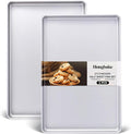 HONGBAKE Half Baking Sheet Pan Set of 2, Nonstick Cookie Sheet by HONGBAKE