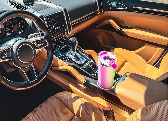 Meoky 24 oz Travel Coffee Mug with Leak-proof Lid, Stainless Steel Insulated Coffee Tumbler, Keeps Hot for 8 Hours or Cold for 24 Hours, Fits in Car Cup Holder (Plum Stardust) - Image 6