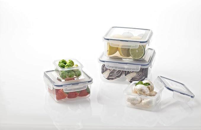 LOCK & LOCK Easy Essentials Food Storage lids/Airtight containers, BPA Free - Image 5