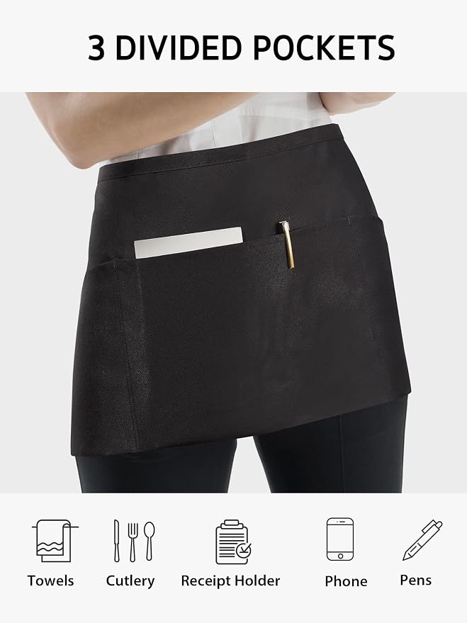 Syntus 3 Pack Server Aprons - Image 5