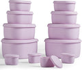 ISSEVE 12Pcs/Set Nesting Silicone Food Storage Containers by ISSEVE