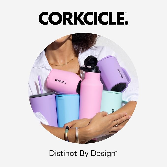 Corkcicle Stemless Insulated Wine Glass Tumbler - Beverages Cold 6 Hours & Hot 3 Hours - Stainless Steel - Easy-Grip - Summer Drinkware Gift - Keeps Drinks Ice - 12 oz - Captain Marvel - Image 9