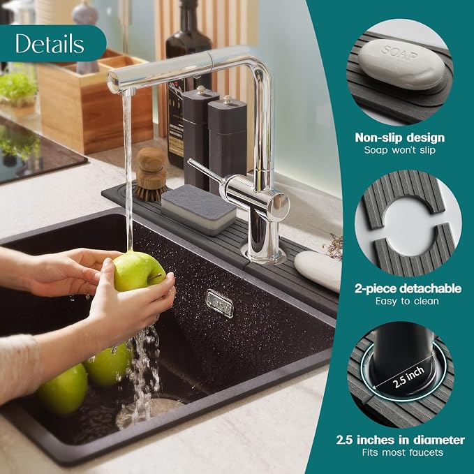 eormoe Diatomite Kitchen Faucet Mat - Image 8