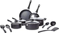 Amazon Basics Non-Stick Kitchen Cookware 15-Piece Set by AmazonBasics