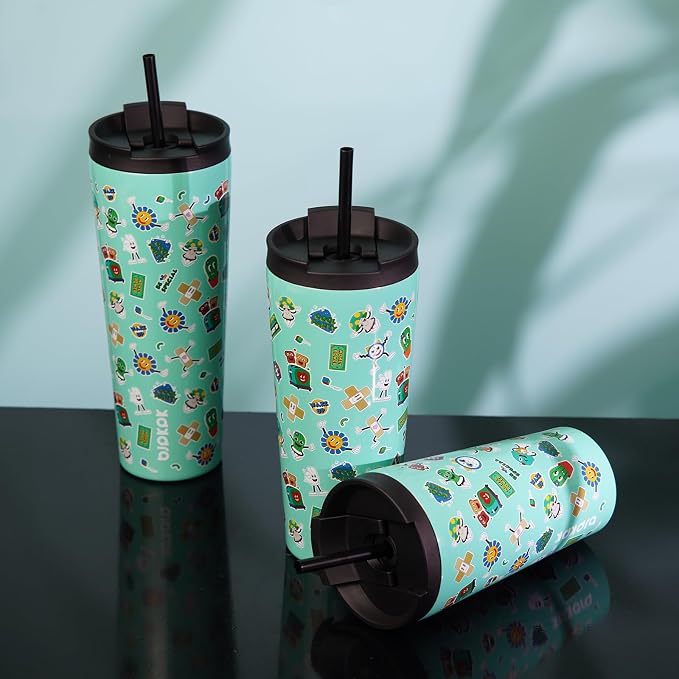 BJPKPK 34oz Skinny Tumbler With lid And Straw Stainless Steel Travel Coffee Mug Insulated Tumblers Cups,Passionate Red - Image 6