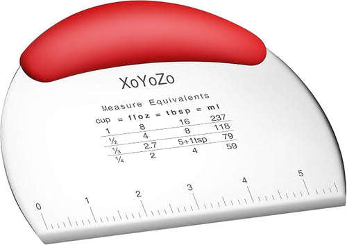 1 pcs Dough Pastry Scraper Chopper/Stainless Steel Dough Scraper Cutter by XoYoZo