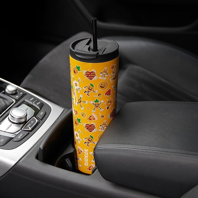 BJPKPK 30oz Insulated Tumbler With lid And Straw Stainless Steel Tumblers Travel Coffee Mug Reusable Thermal Cup,Unicorns - Image 6