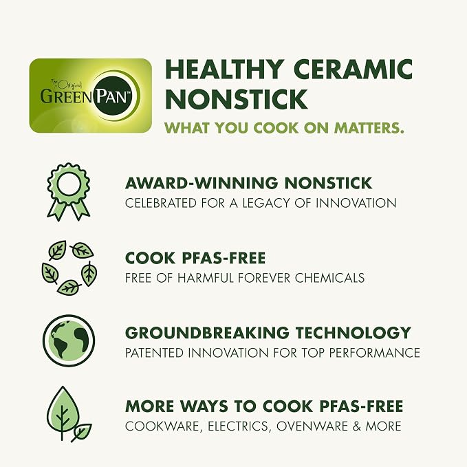GreenPan Swift Healthy Ceramic Nonstick, Stainless Steel Handle, Dishwasher Safe - Image 7
