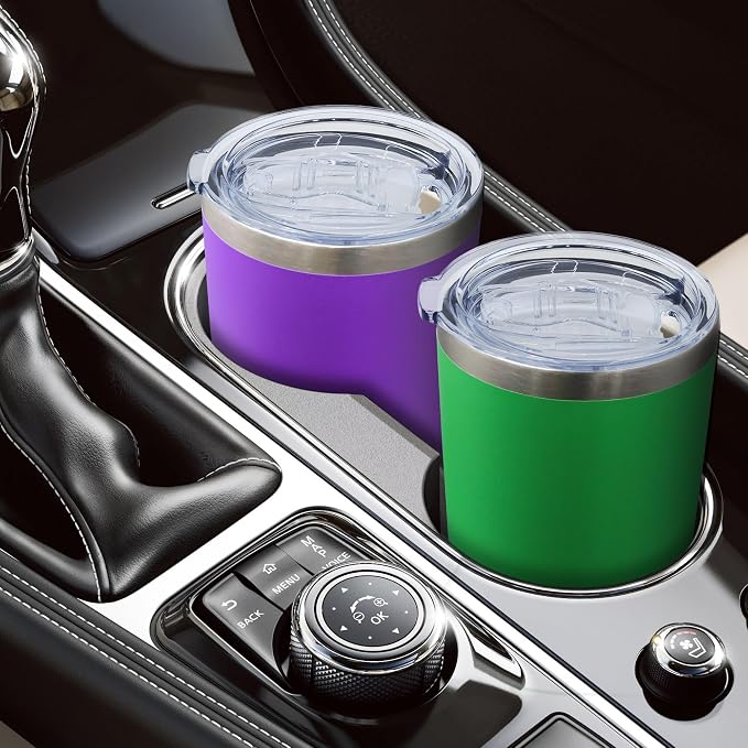 AIANJI 20oz Tumbler Bulk Stainless Steel Tumblers with Lid Vacuum Insulated Double Wall Travel Coffee Mug Powder Coated Tumbler Cup for Hot and Cold Drinks(Purple, 12 pack) - Image 7