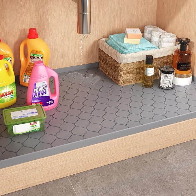 Winisok Silicone Under Sink Mat 28" x 22", kitchen Essentials and Gadgets - Image 7