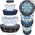 5 Pieces Bowl Covers Reusable, 5 Size Elastic Cloth Bowl Covers by Revahope