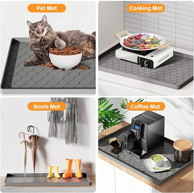 Winisok Silicone Under Sink Mat 22" x 19", kitchen Essentials and Gadgets - Image 6