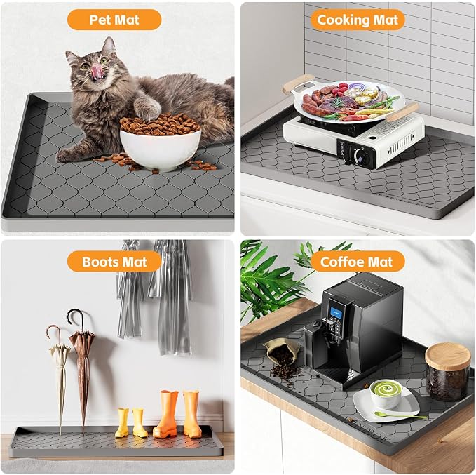 Winisok Silicone Under Sink Mat 22" x 19", kitchen Essentials and Gadgets - Image 6