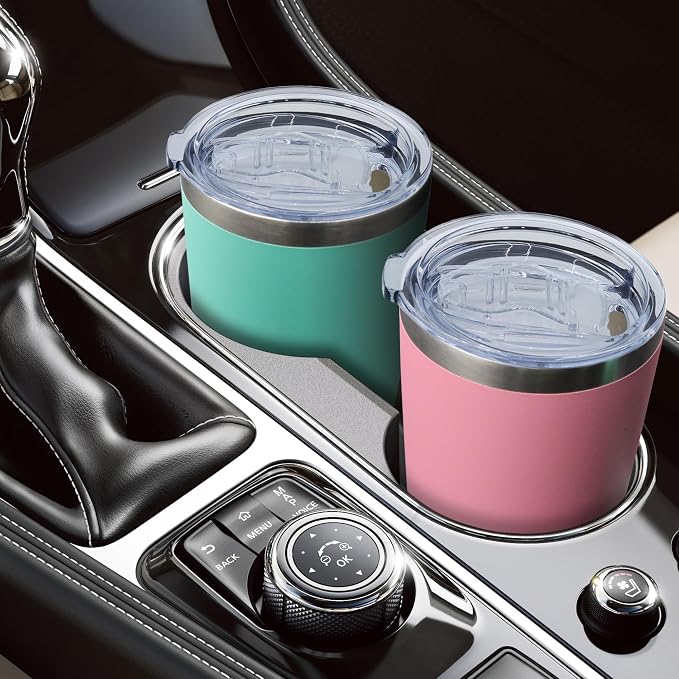 AIANJI 20oz Tumbler Bulk Stainless Steel Tumblers with Lid Vacuum Insulated Double Wall Travel Coffee Mug Powder Coated Tumbler Cup for Hot and Cold Drinks(Pink, 12 pack) - Image 7