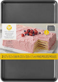 Wilton Easy Layers Sheet Cake Pan, Rectangle Sheet Pan, 2-Piece Baking Sheets by Wilton