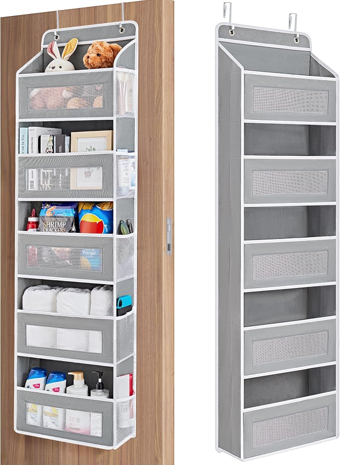 JARLINK Over The Door Organizer Storage, 5 Shelf Hanging Door Organizer by JARLINK