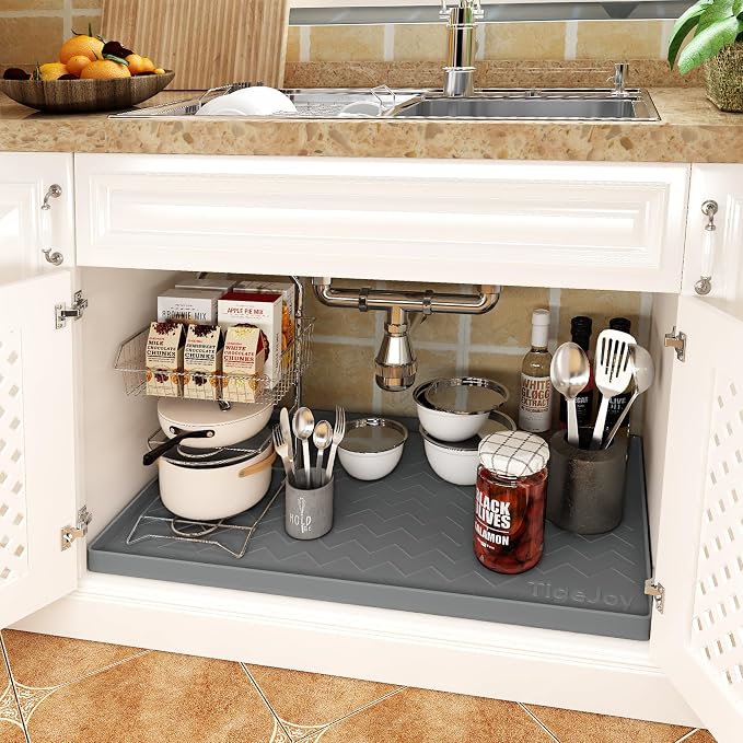 TigeJoy 31" x 19" Under Sink Mats - Image 3